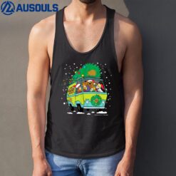 Scooby Doo Christmas Mystery Machine Tank Top