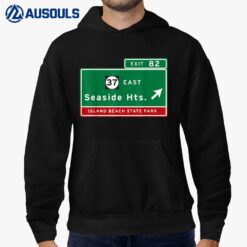 Seaside Heights NJ Jersey Shore New Jersey Parkway Sign Hoodie