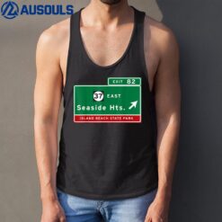 Seaside Heights NJ Jersey Shore New Jersey Parkway Sign Tank Top