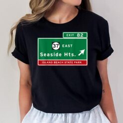 Seaside Heights NJ Jersey Shore New Jersey Parkway Sign T-Shirt