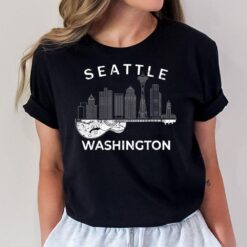 Seattle Souvenir Men Washington Music Electric Guitar T-Shirt