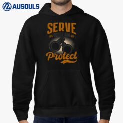 Serve Honor And Protect Design Police Officer Hoodie