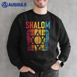 Shalom - Retro Star Of David Jewish Peace Hebrew Israelites Sweatshirt