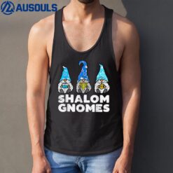 Shalom Gnomes Funny Hanukkah Chanukah Jewish Pajamas Tank Top