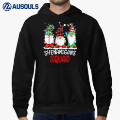 Shenanigans Squad Gnomes Lights Christmas Pajamas Matching Hoodie