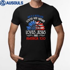 She's A Good Girl Loves Her Mama Loves Jesus And America Too  Ver 2 T-Shirt