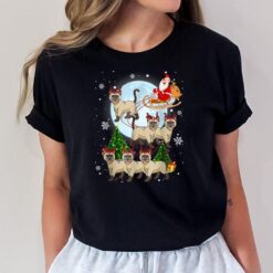 Siamese Reindeer Christmas Siamese Cat Lover T-Shirt