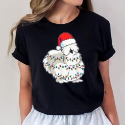 Silkie Silky Chicken Funny Christmas Graphic T-Shirt