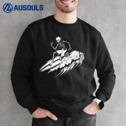 Skeleton Surf Surfing Sweatshirt