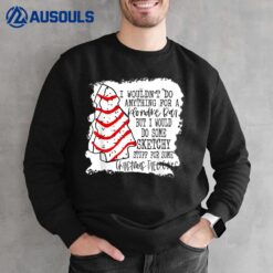 Sketchy Stuff for Some Christmas Tree Cakes Classic Sweatshirt