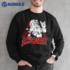 Sleigher Hail Santa Heavy Metal Christmas For Men & Women Sweatshirt