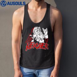 Sleigher Hail Santa Heavy Metal Christmas For Men & Women Tank Top