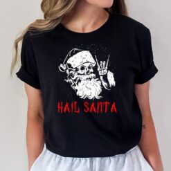 Sleigher Santa Claus Metal Christmas Rock On Hail Santa  Ver 2 T-Shirt