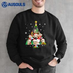 Sloth Christmas Tree Ornaments For Women Girls Kids Cute Sweatshirt