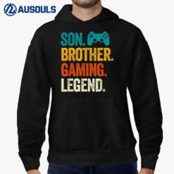 Son Brother Gaming Legend 8-12 Year Old Christmas Boys Men Hoodie