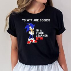 Sonic I'm A Visual Learner BTW T-Shirt