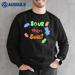 Sour Then Sweet Sour Candy Patch Kids Christmas Sweatshirt