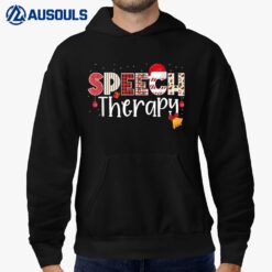 Speech Therapy Christmas Cute Speech Language Pathologist Hoodie