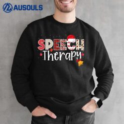 Speech Therapy Christmas Cute Speech Language Pathologist Sweatshirt