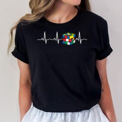Speedcubing Heartbeat Speedcubing Math Lovers T-Shirt