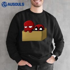 Spider With Friend In Box Sweatshirt