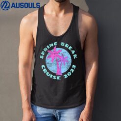 Spring Break Cruise 2023 - Vintage Vaporwave Graphic Art Tank Top