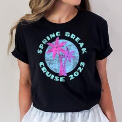 Spring Break Cruise 2023 - Vintage Vaporwave Graphic Art T-Shirt