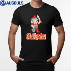 St. Florian Patron Saint Firefighters Catholic Uncle T-Shirt