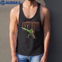 Star Wars Tales of the Jedi Yaddle with Lightsaber Disney+ Tank Top