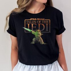 Star Wars Tales of the Jedi Yaddle with Lightsaber Disney+ T-Shirt