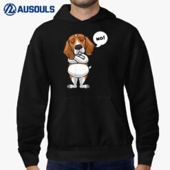 Stubborn Beagle Dog Owner funny Hoodie