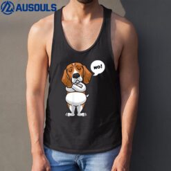 Stubborn Beagle Dog Owner funny Tank Top