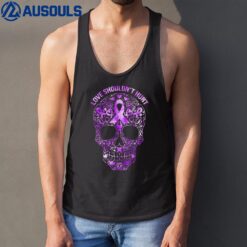 Sugar Skull Calavera Domestic Violence Awareness Tank Top