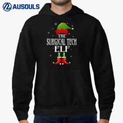 Surgical Tech Elf Xmas Funny Family Matching Christmas Hoodie