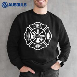 Symbol Fire Department And Fire Fighter Sweatshirt