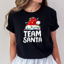 Team Santa Christmas Squad Family Matching Pajamas Boys Men T-Shirt