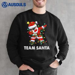 Team Santa Dabbing Family Matching Xmas Pajama Christmas Sweatshirt