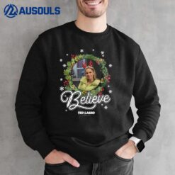 Ted Lasso Christmas Keeley Jones Wreath Photo I Believe Sweatshirt