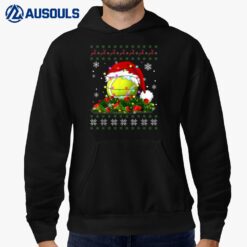 Tennis Christmas Pajama Lights Sport Lover Hoodie