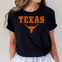 Texas TX American Bull United States Font  Ver 2 T-Shirt