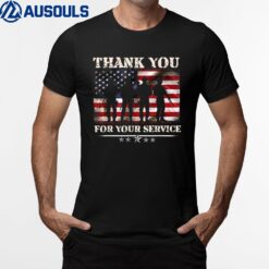Thank You For Your Service American Flag Veterans Day Ver 1 T-Shirt