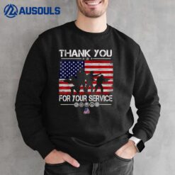 Thank You For Your Service Patriotic Veterans Day Sweatshirt