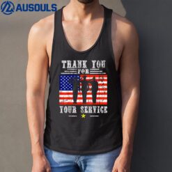 Thank You For Your Services Patriotic - Veterans Day Tank Top