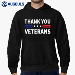 Thank You Veterans  Veterans Thank You Veterans Day Hoodie