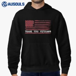 Thank You for your Service American Flag Patriotic Veterans Hoodie