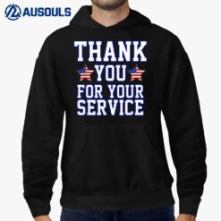 Thank You for your Service Patriotic American Veterans Day Hoodie