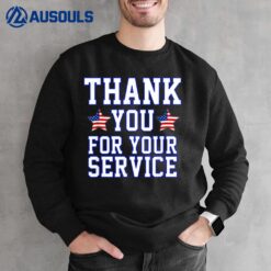 Thank You for your Service Patriotic American Veterans Day Sweatshirt