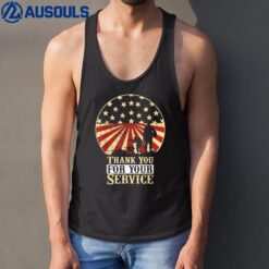 Thank You for your Service on Veterans Day and Memorial Day Tank Top