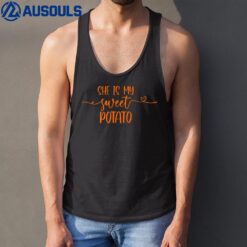 Thanksgiving Matching Couples She's My Sweet Potato I Yam Ver 7 Tank Top
