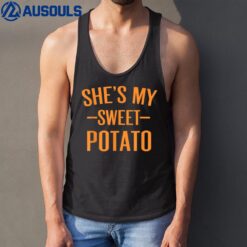 Thanksgiving Matching Couples She's My Sweet Potato I Yam Ver 6 Tank Top